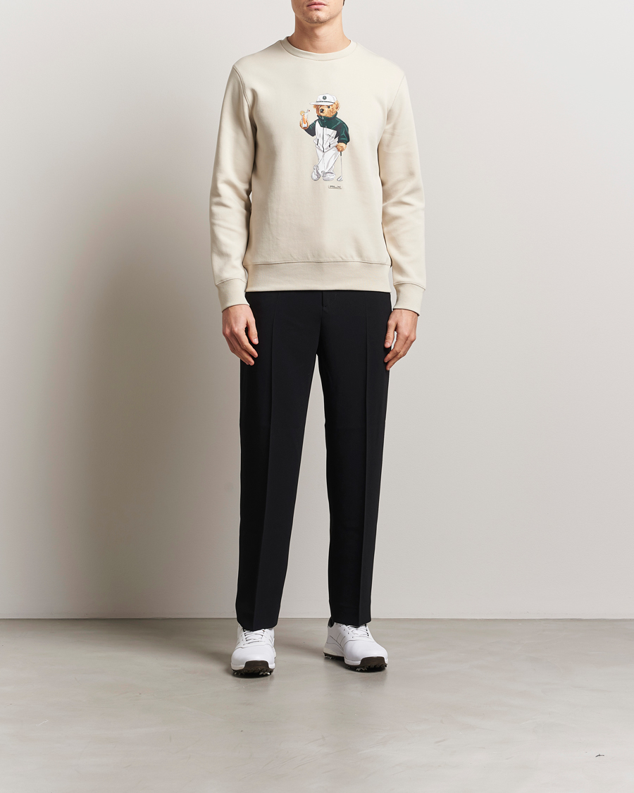Hombres | Jerséis y prendas de punto | RLX Ralph Lauren | Golf Bear Active Sweatshirt Basic Sand