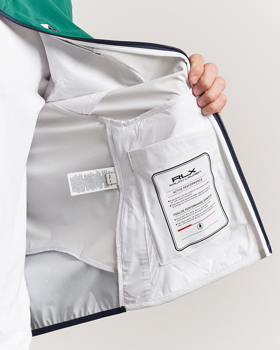 Hombres | Abrigos y chaquetas | RLX Ralph Lauren | Windbreaker Kelly Green Multi