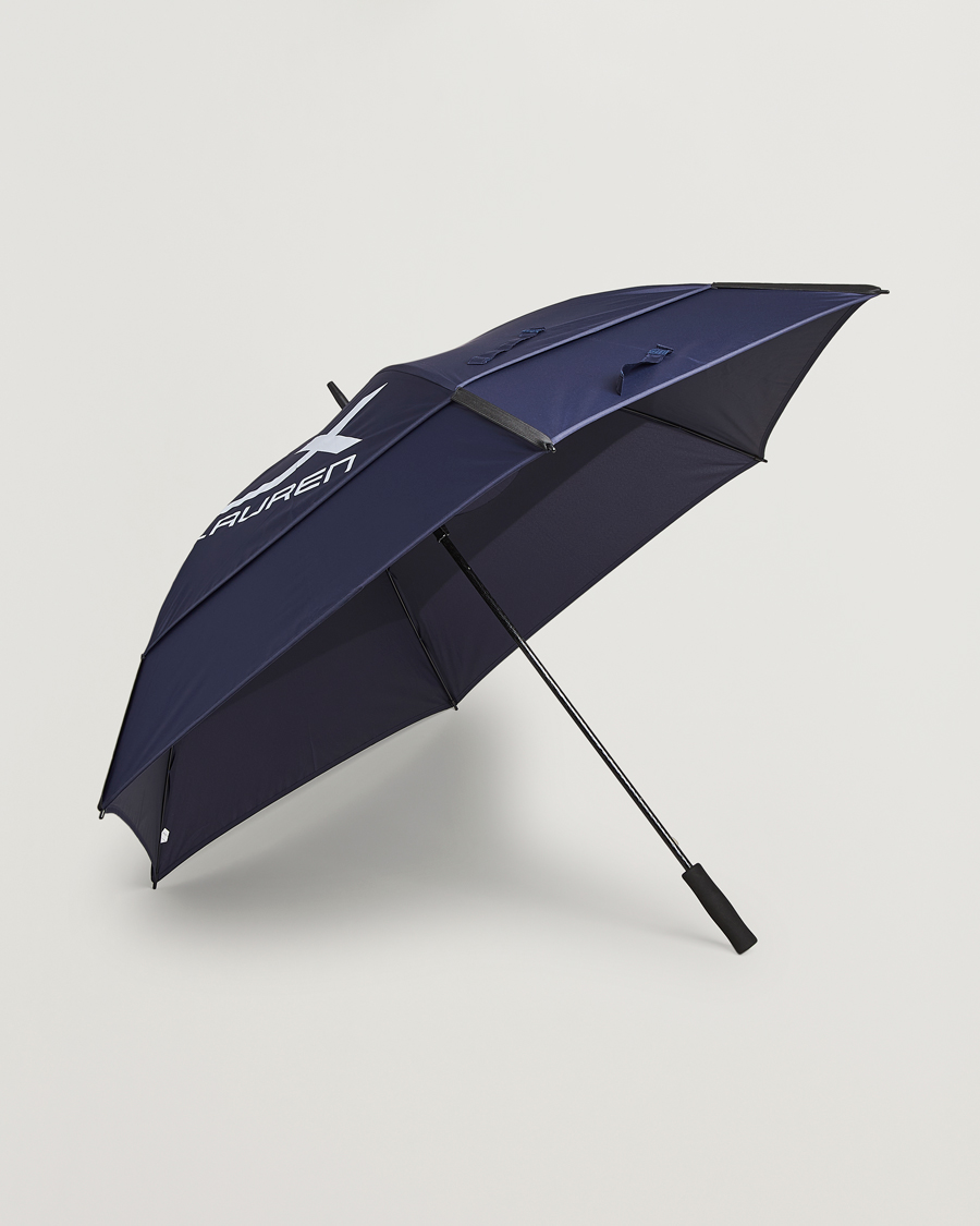 Hombres | RLX Ralph Lauren Golf Umbrella Navy Multi | RLX Ralph Lauren | Golf Umbrella Navy Multi