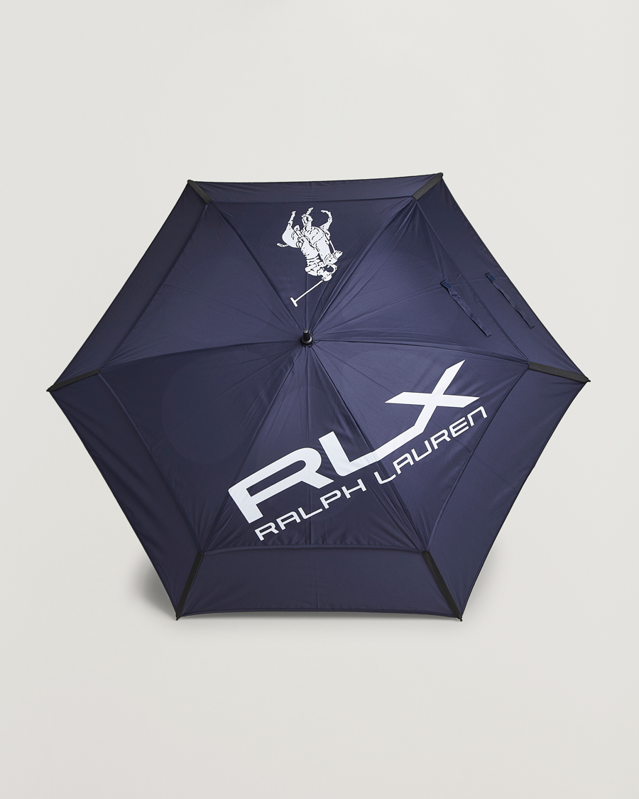 Hombres | RLX Ralph Lauren Golf Umbrella Navy Multi | RLX Ralph Lauren | Golf Umbrella Navy Multi