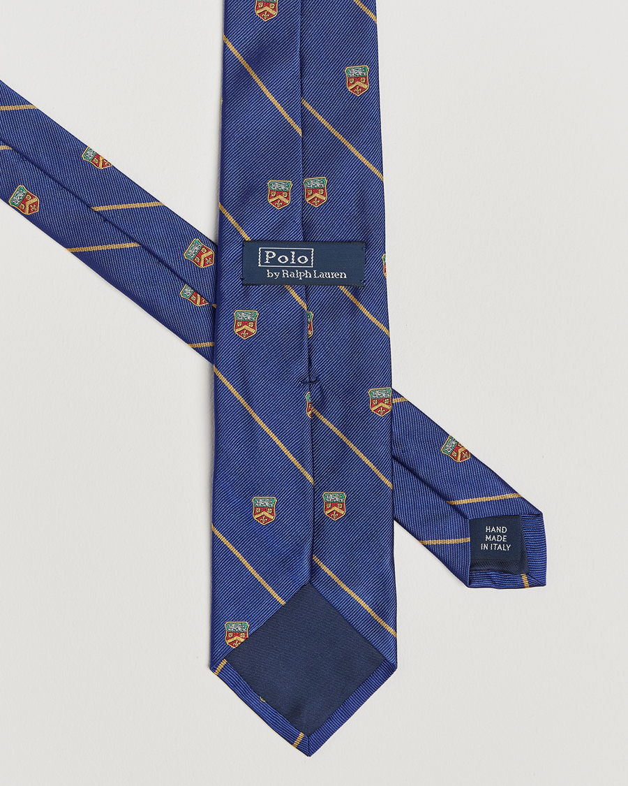 Hombres | Polo Ralph Lauren Club Striped Tie Blue | Polo Ralph Lauren | Club Striped Tie Blue