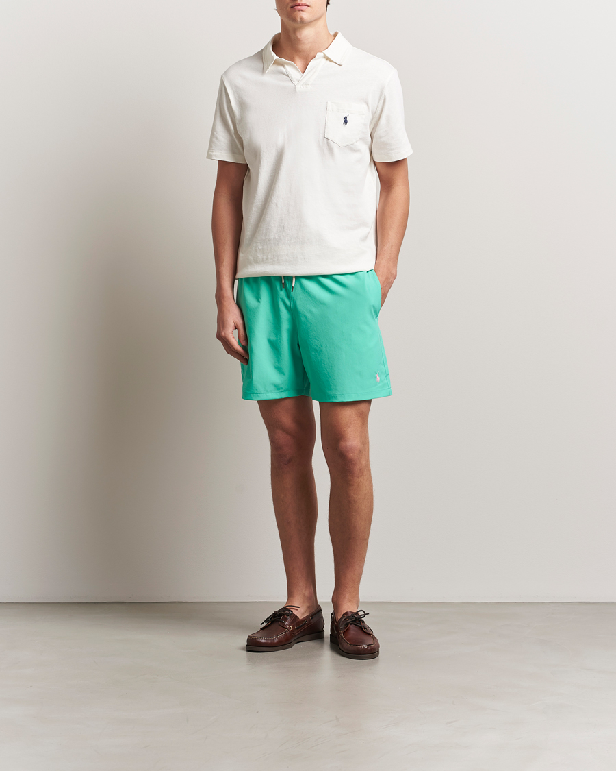 Hombres | Bañadores | Polo Ralph Lauren | Recycled Traveler Swimshorts Sunset Green