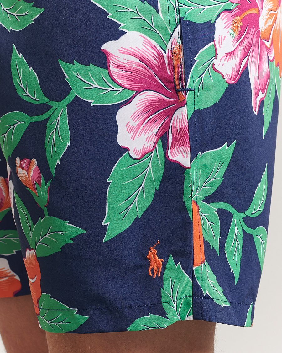 Hombres | Bañadores | Polo Ralph Lauren | Traveler Recycled Swimshorts Iconic Hibiscus Navy