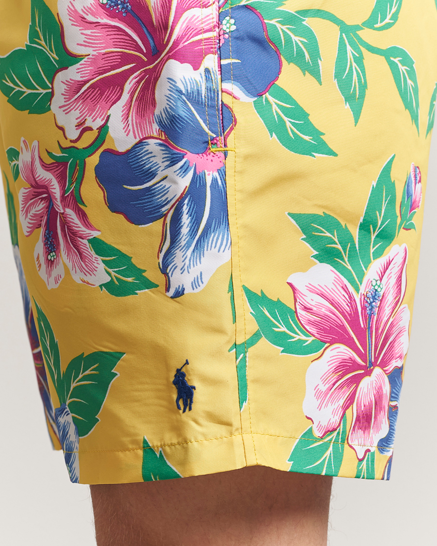Hombres | Bañadores | Polo Ralph Lauren | Traveler Recycled Swimshorts Iconic Hibiscus Yellow