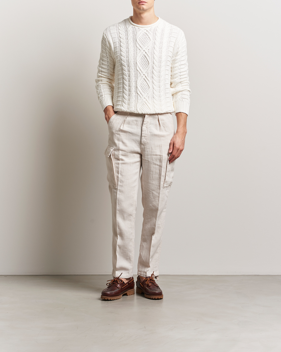 Hombres | Pantalones | Polo Ralph Lauren | Linen Cargo Pants Dove Beige