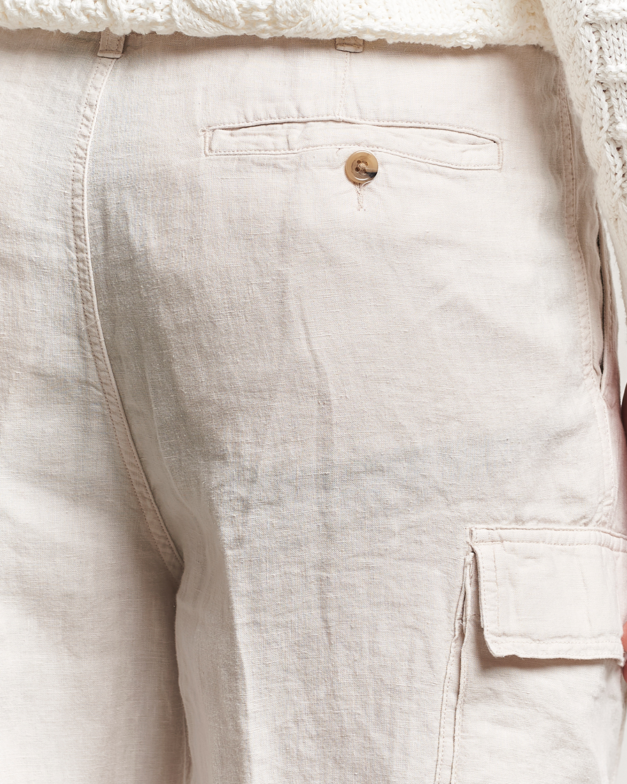 Hombres | Pantalones | Polo Ralph Lauren | Linen Cargo Pants Dove Beige