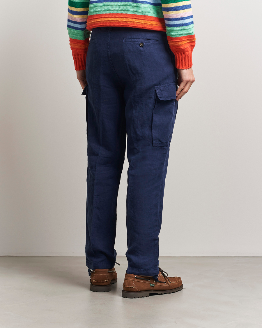 Hombres | Pantalones | Polo Ralph Lauren | Linen Cargo Pants Newport Navy