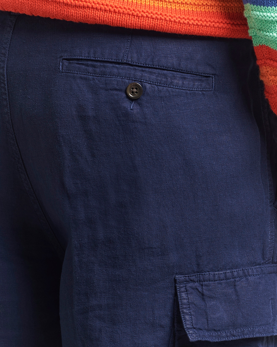 Hombres | Pantalones | Polo Ralph Lauren | Linen Cargo Pants Newport Navy