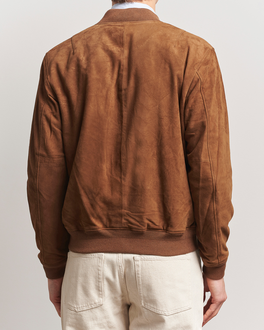 Hombres | Abrigos y chaquetas | Polo Ralph Lauren | Flight Suede Bomber Jacket Country Brown
