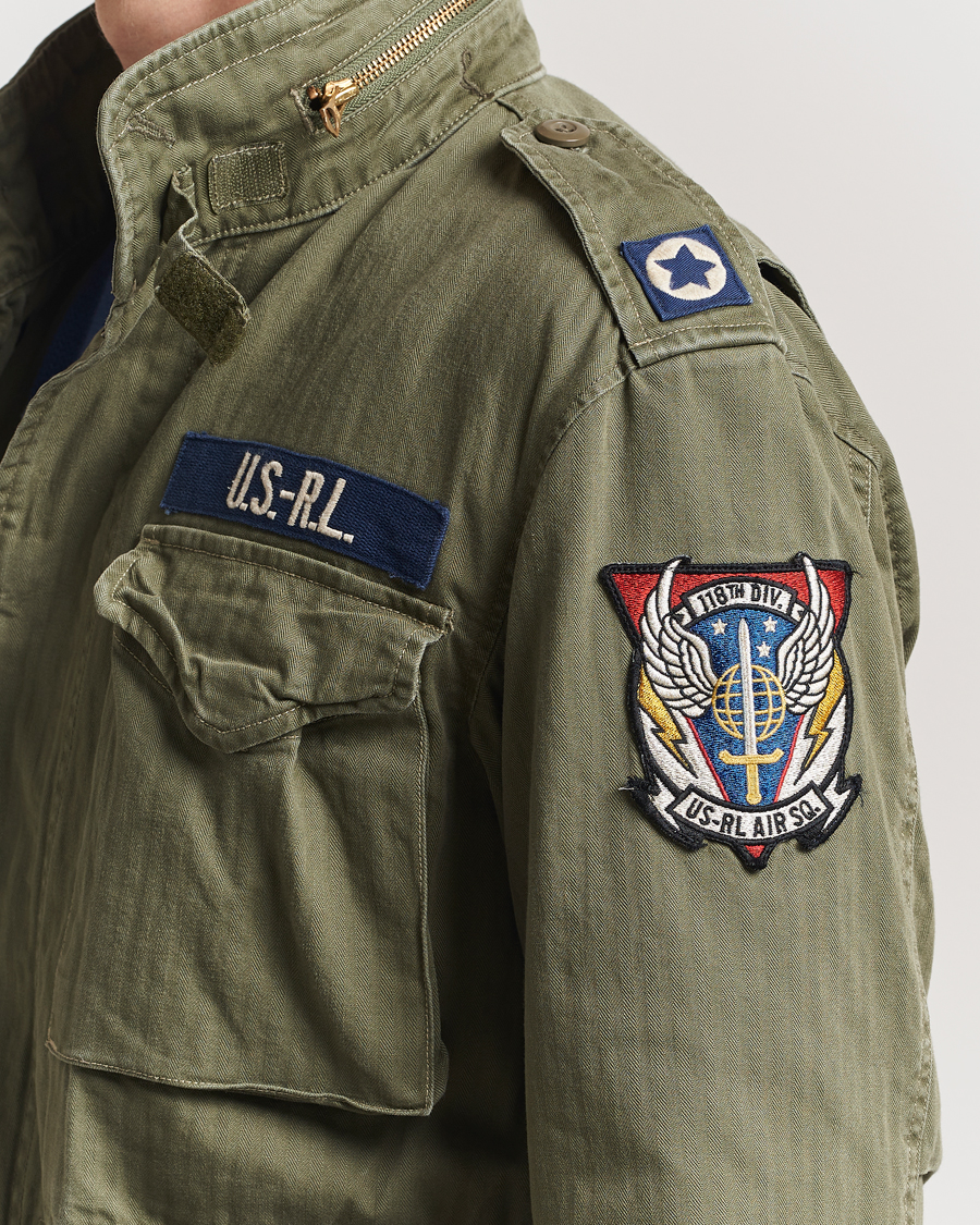 Hombres | Abrigos y chaquetas | Polo Ralph Lauren | Herringbone Field Jacket Olive Mountain