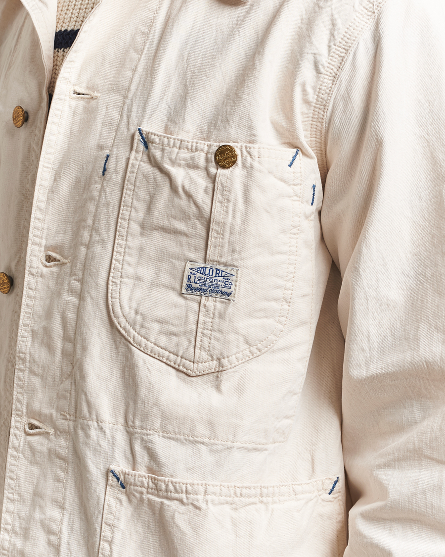 Hombres | Abrigos y chaquetas | Polo Ralph Lauren | Unlined Drill Twill Shirt Jacket Barlows White