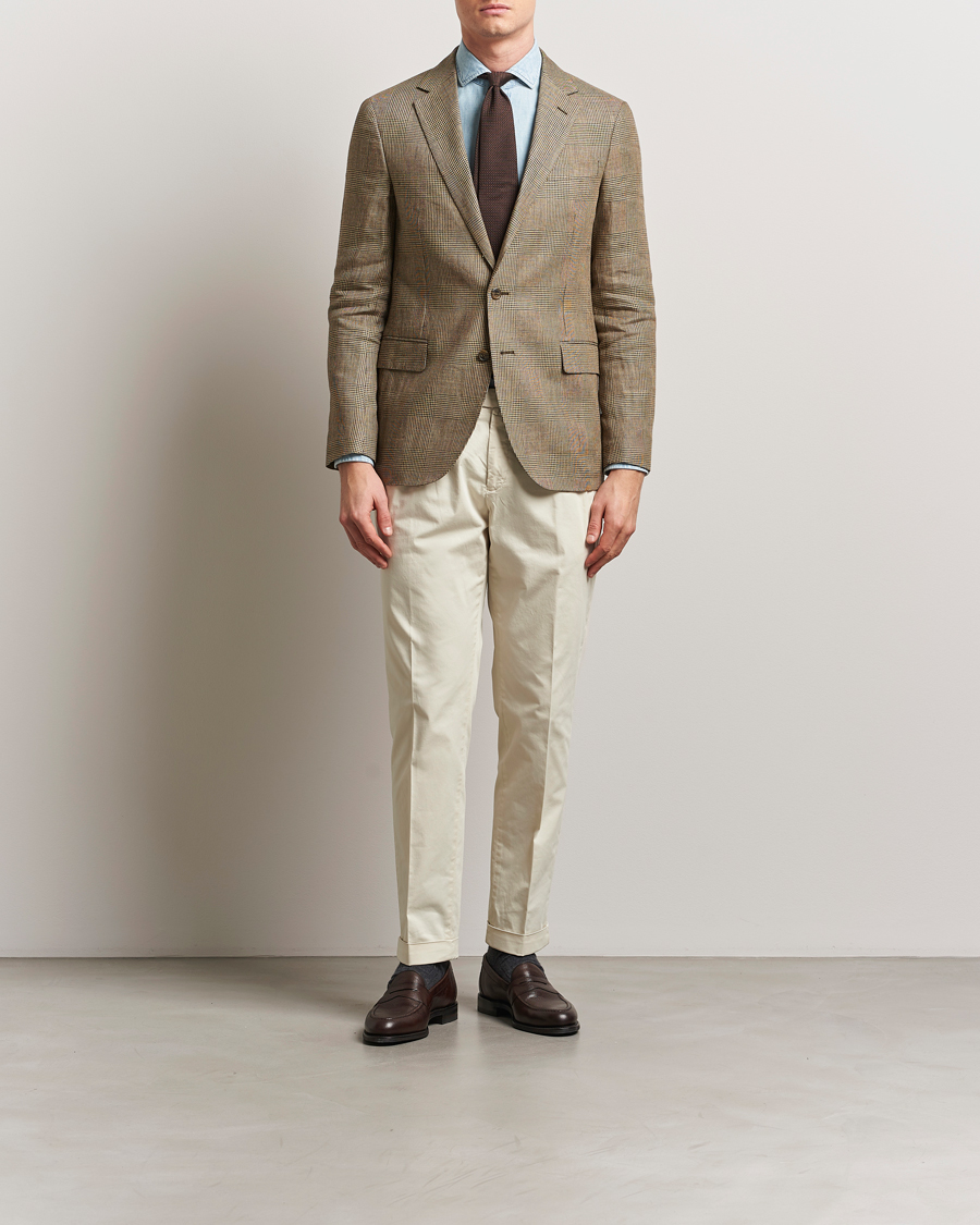 Hombres | Blazers | Polo Ralph Lauren | Glenplaid Sportcoat Tan/Brown