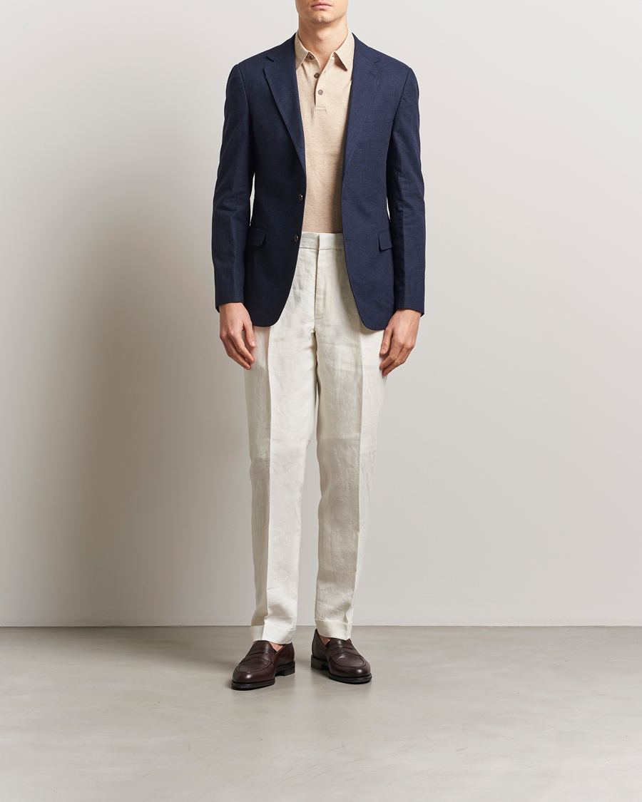 Hombres | Blazers | Polo Ralph Lauren | Tonal Glenplaid Sportcoat Dark Navy/Navy