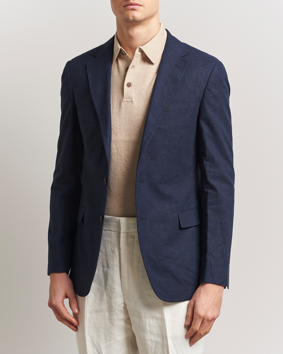 Hombres | Blazers | Polo Ralph Lauren | Tonal Glenplaid Sportcoat Dark Navy/Navy