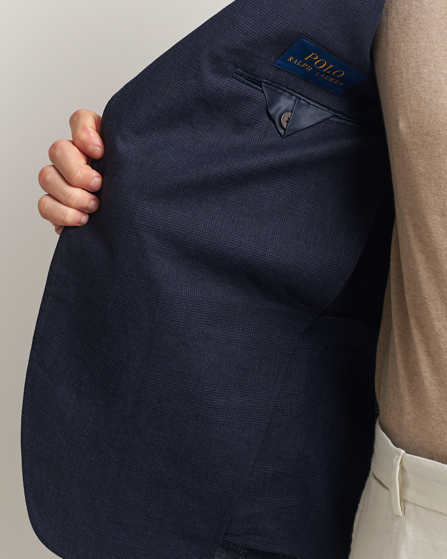 Hombres | Blazers | Polo Ralph Lauren | Tonal Glenplaid Sportcoat Dark Navy/Navy