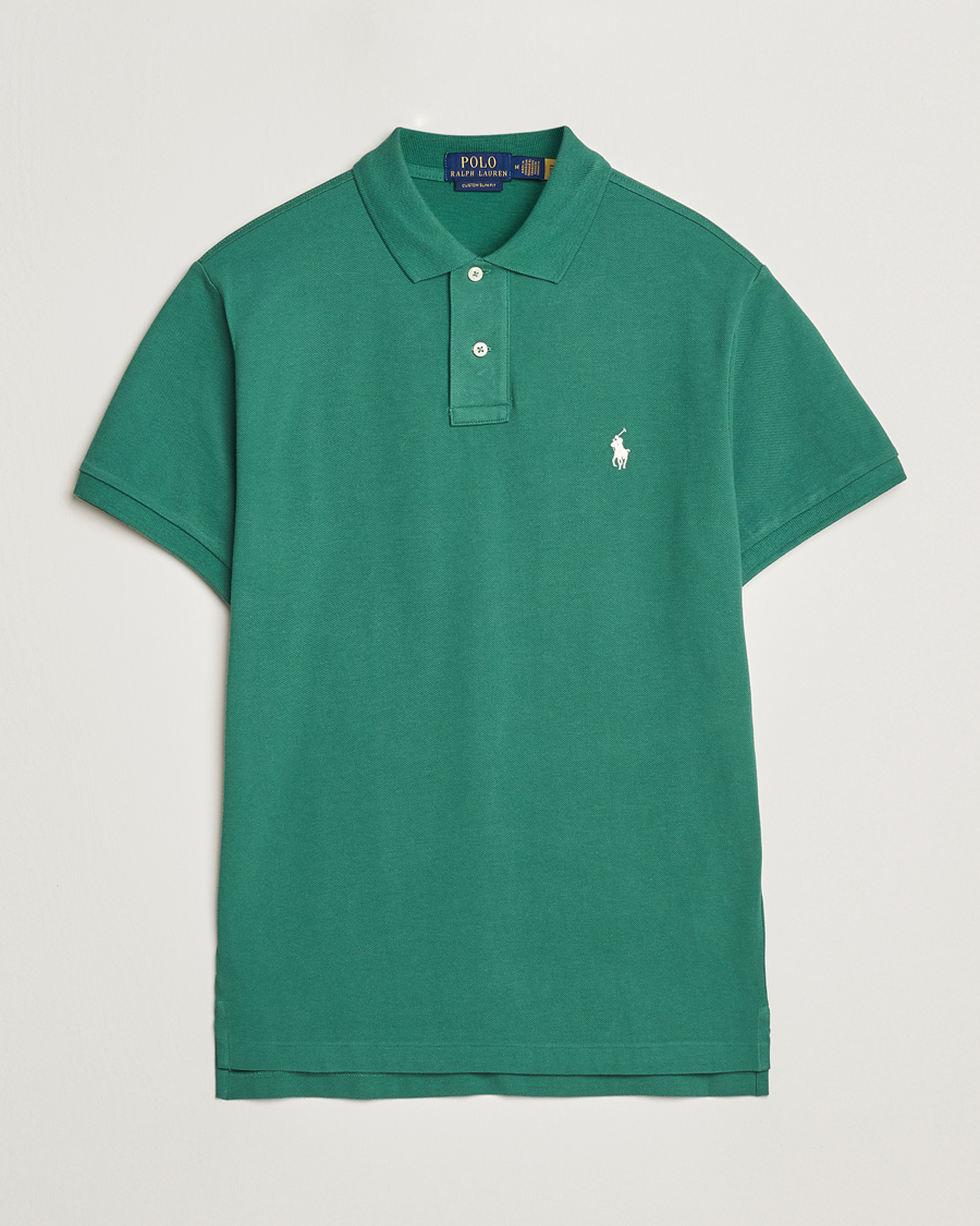 Hombres | Polos | Polo Ralph Lauren | Custom Slim Fit Polo Antique Green