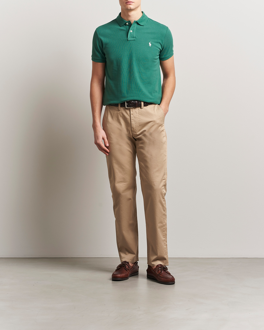 Hombres | Polos | Polo Ralph Lauren | Custom Slim Fit Polo Antique Green