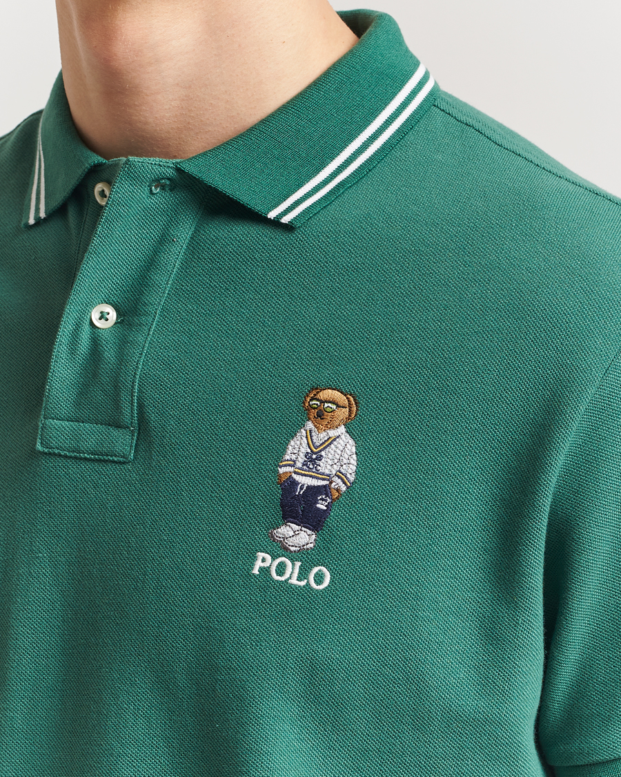 Hombres | Polos | Polo Ralph Lauren | Custom Slim Fit Bear Polo Antique Green