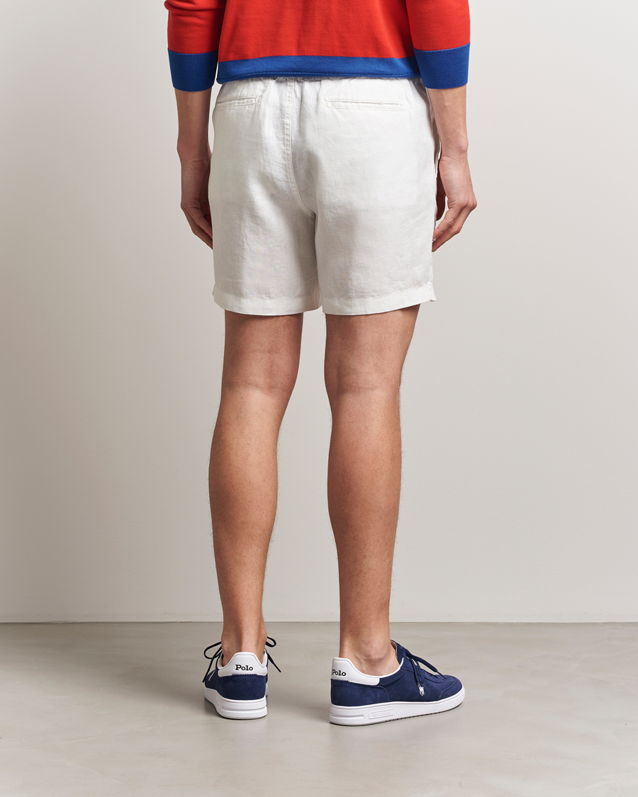 Hombres | Pantalones cortos | Polo Ralph Lauren | Prepster Drawstring Linen Shorts Deckwash White