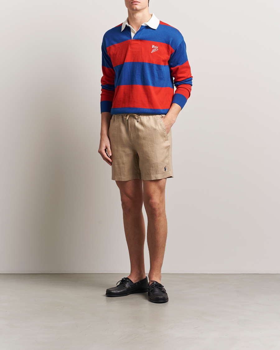 Hombres | Pantalones cortos | Polo Ralph Lauren | Prepster Drawstring Linen Shorts Coastal Beige