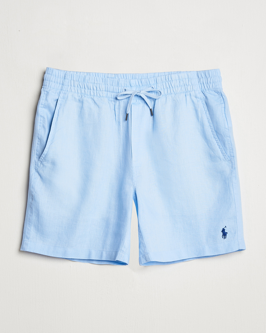 Hombres | Pantalones cortos | Polo Ralph Lauren | Prepster Drawstring Linen Shorts Office Blue