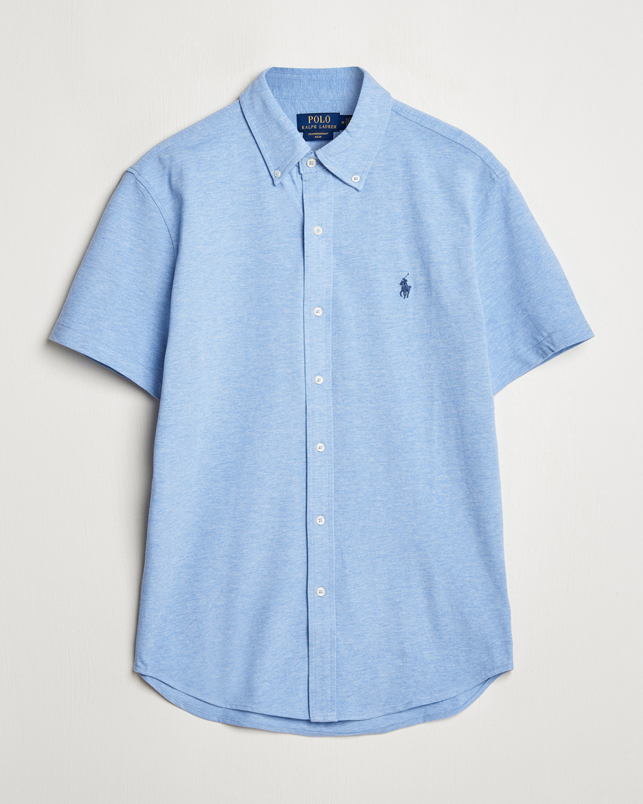 Hombres | Camisas | Polo Ralph Lauren | Featherweight Mesh Short Sleeve Shirt Isle Heather
