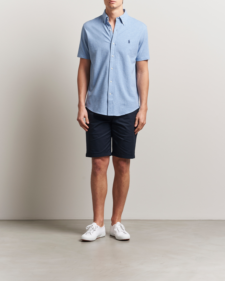 Hombres | Camisas | Polo Ralph Lauren | Featherweight Mesh Short Sleeve Shirt Isle Heather