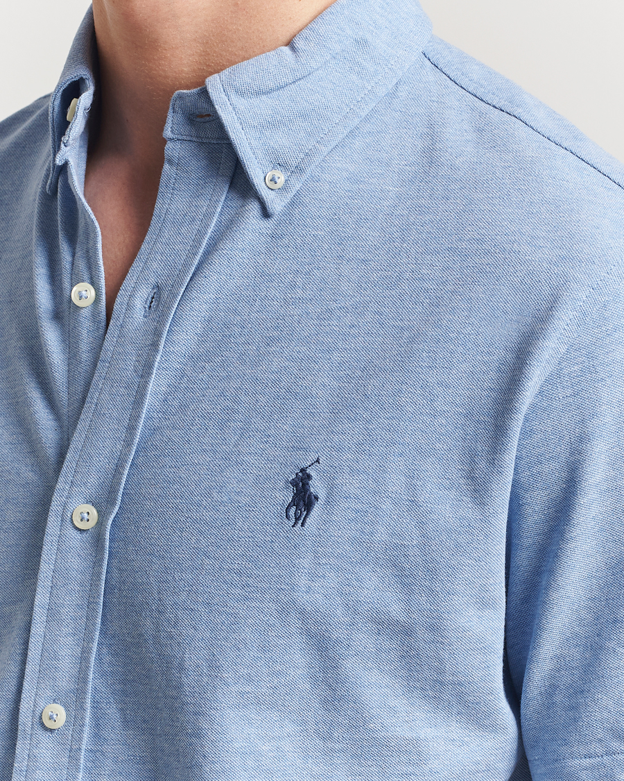 Hombres | Camisas | Polo Ralph Lauren | Featherweight Mesh Short Sleeve Shirt Isle Heather