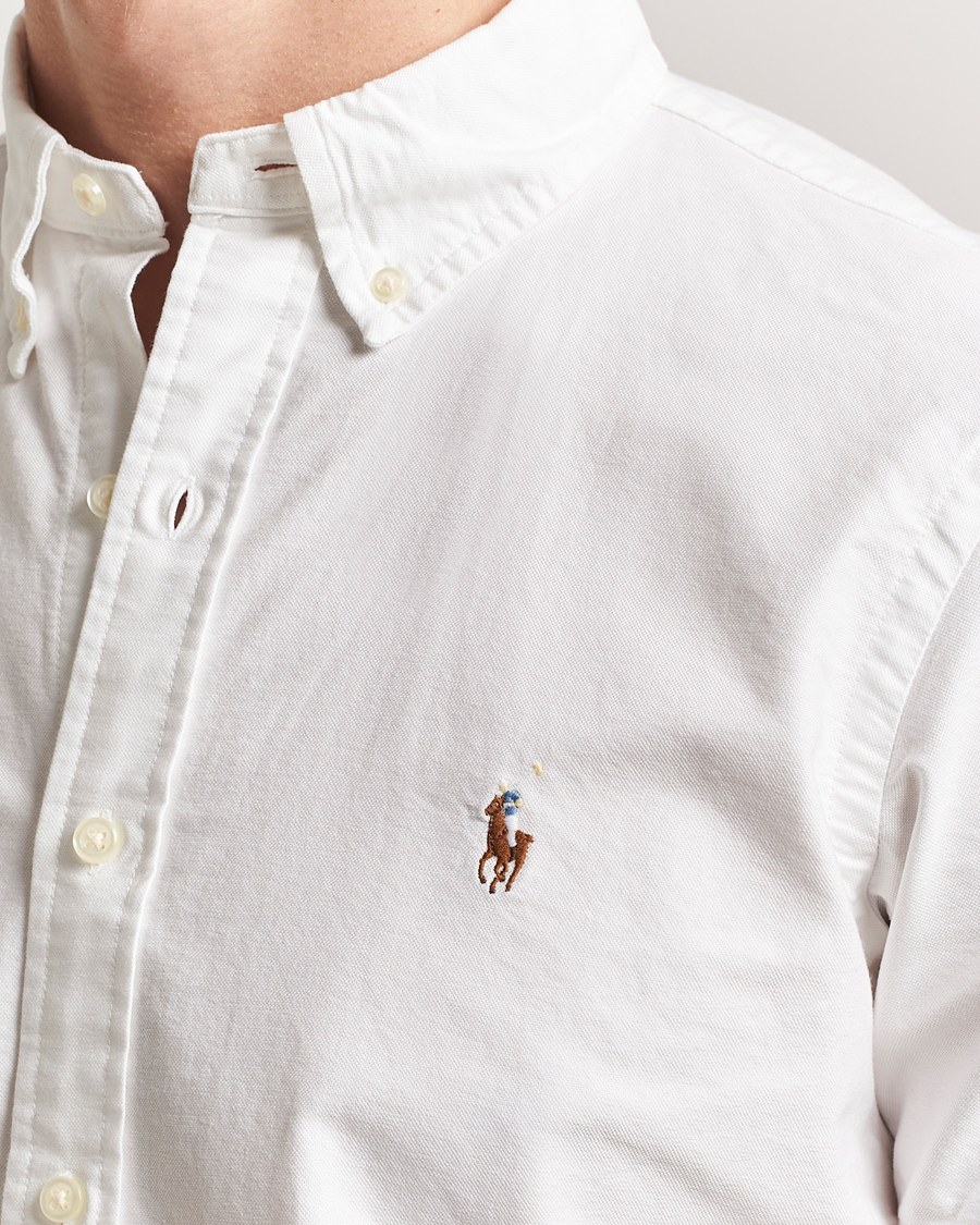 Hombres | Camisas | Polo Ralph Lauren | Short Sleeve Oxford Shirt White