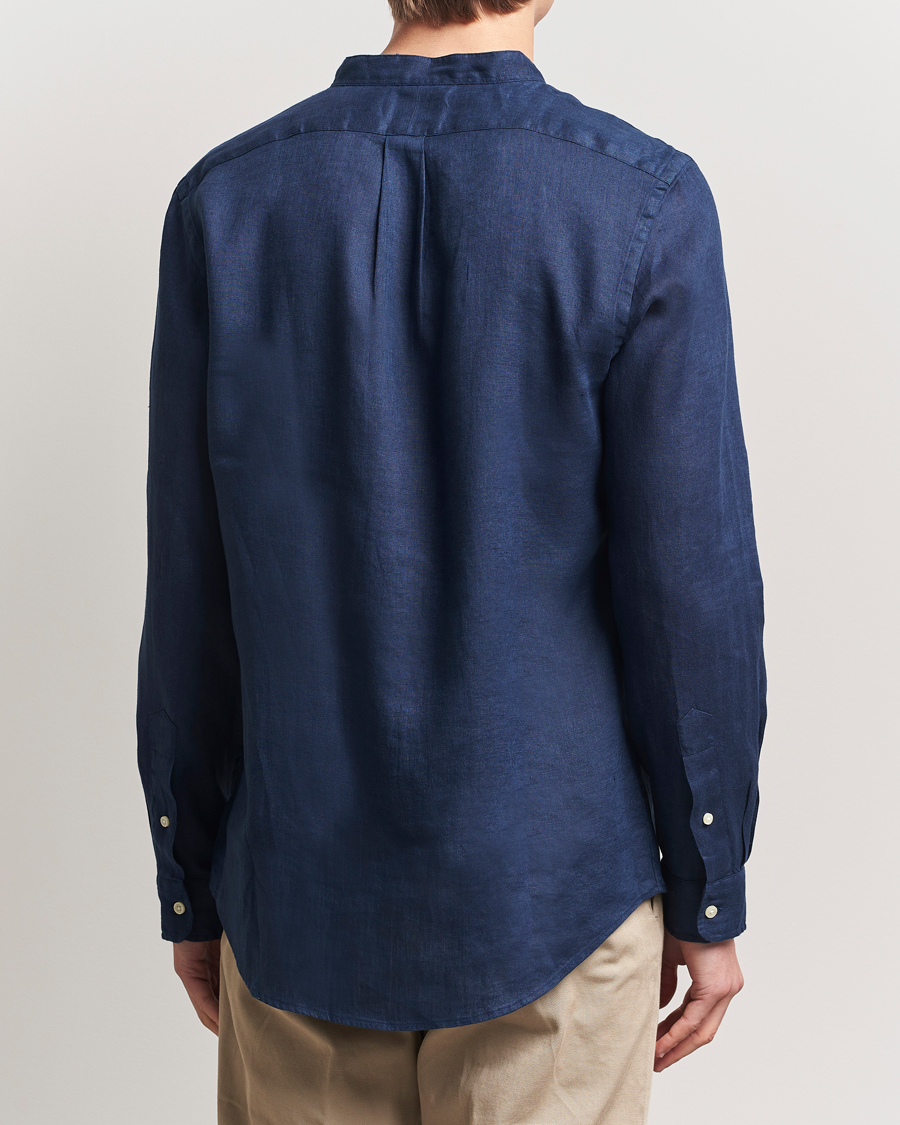 Hombres | Camisas | Polo Ralph Lauren | Slim Fit Linen Shirt Newport Navy