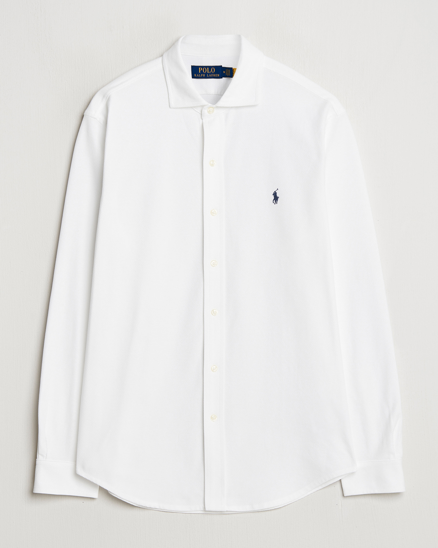 Hombres | Camisas | Polo Ralph Lauren | Cotton Long Sleeve Shirt White