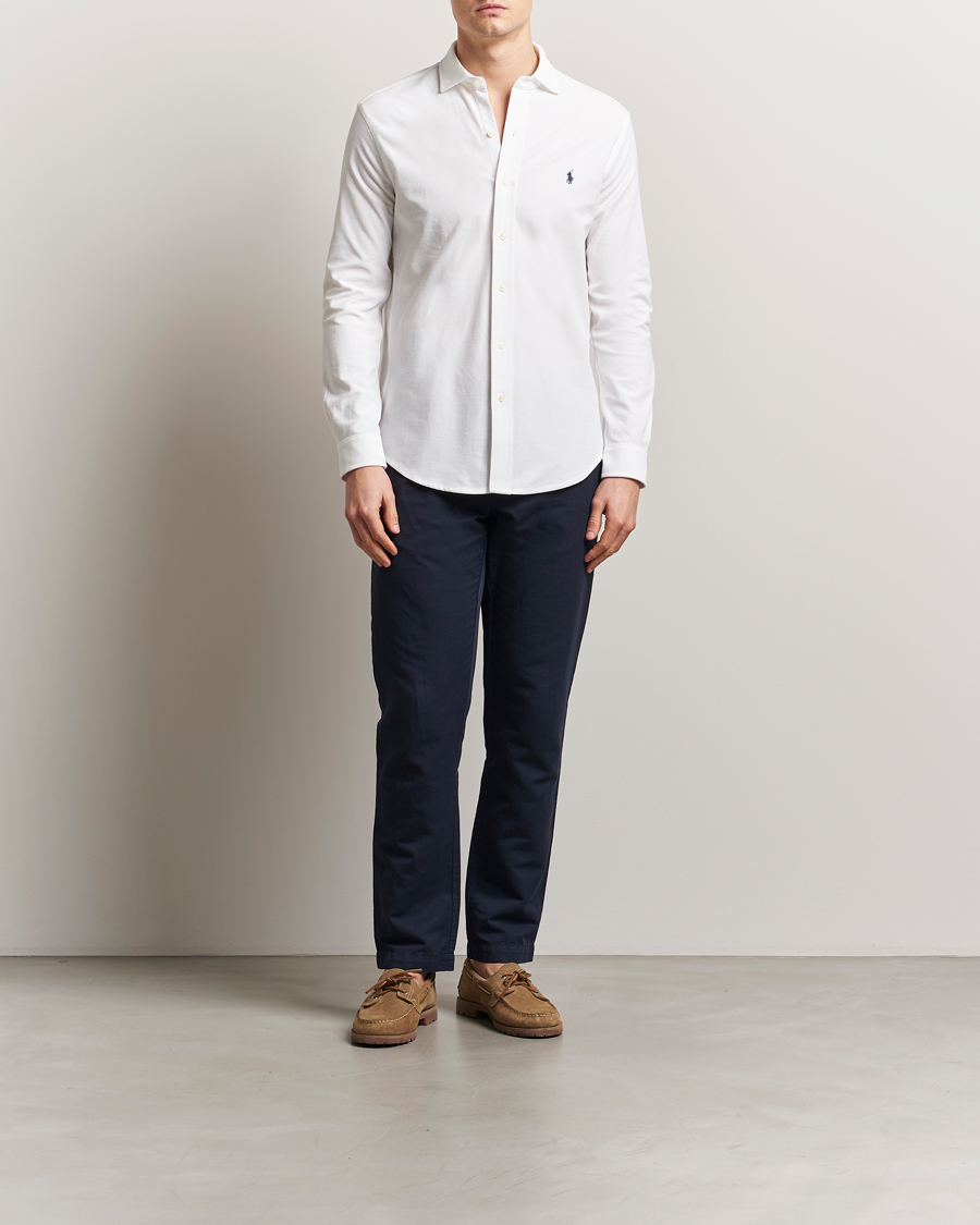 Hombres | Camisas | Polo Ralph Lauren | Cotton Long Sleeve Shirt White