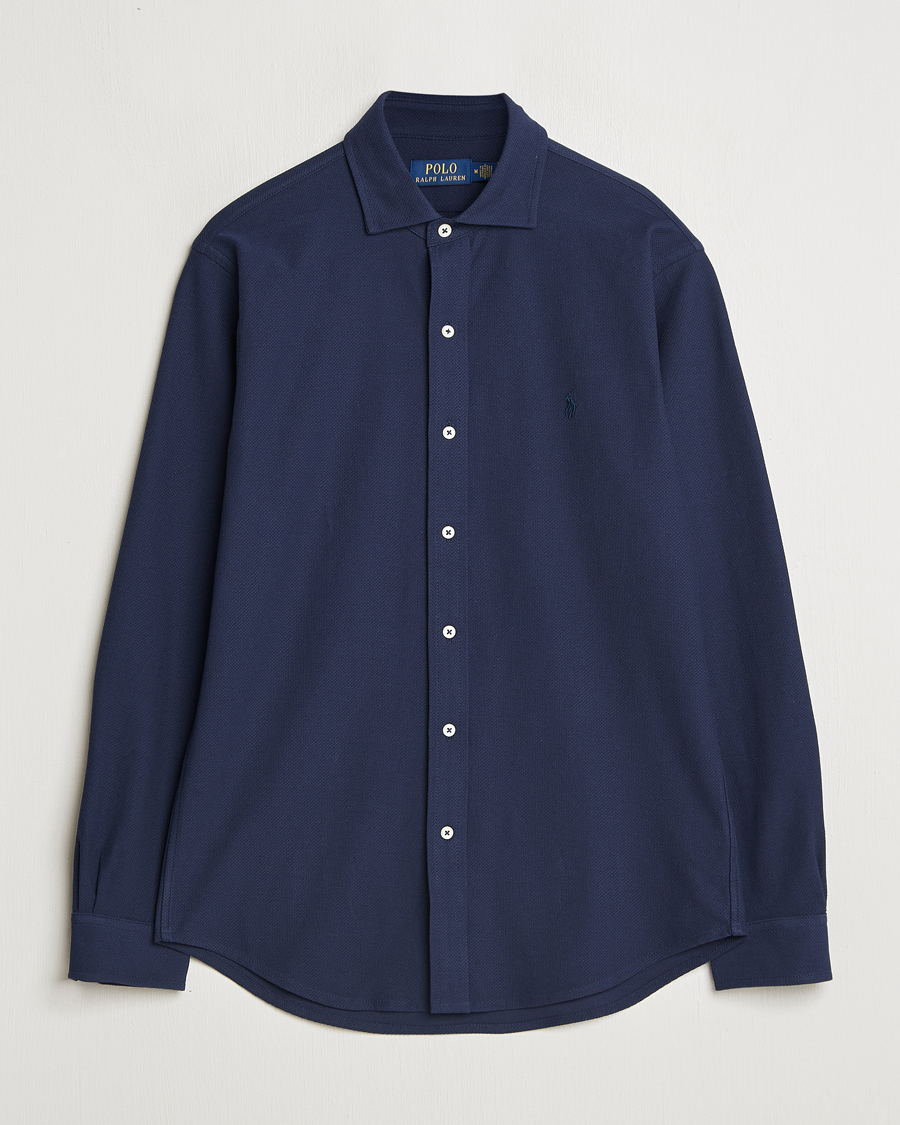 Hombres | Camisas | Polo Ralph Lauren | Cotton Long Sleeve Shirt Cruise Navy