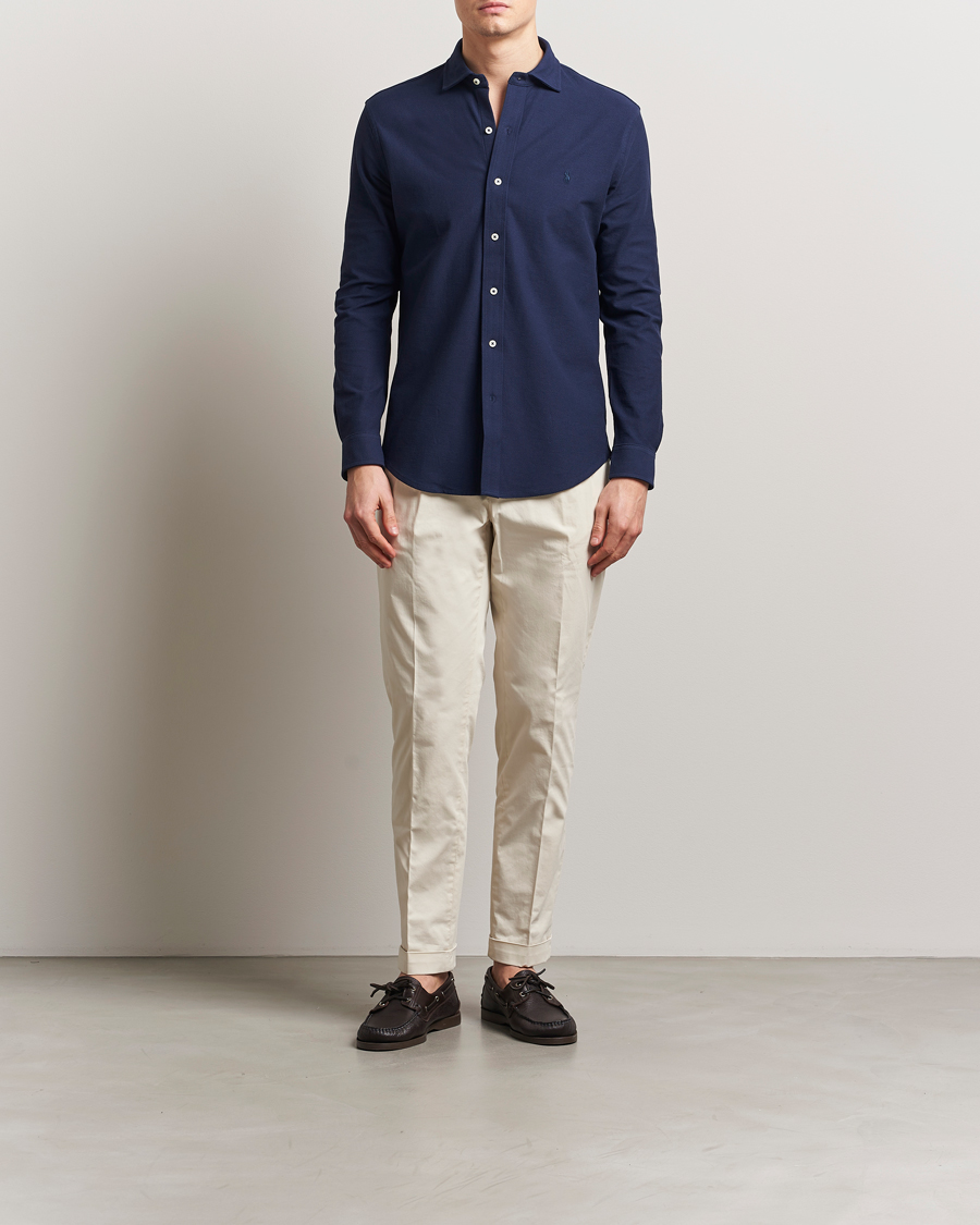 Hombres | Camisas | Polo Ralph Lauren | Cotton Long Sleeve Shirt Cruise Navy
