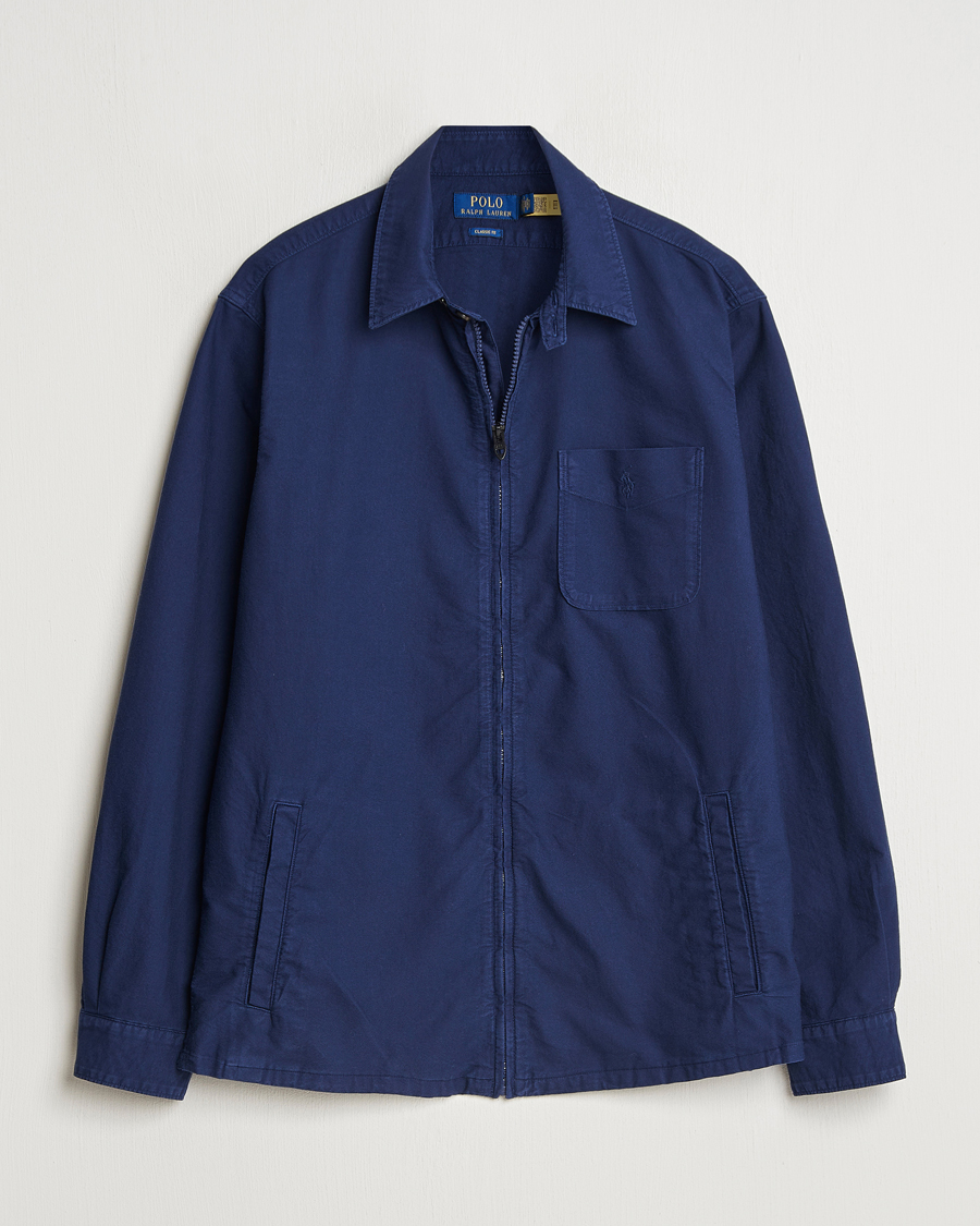Hombres | Camisas | Polo Ralph Lauren | Full Zip Overshirt Newport Navy
