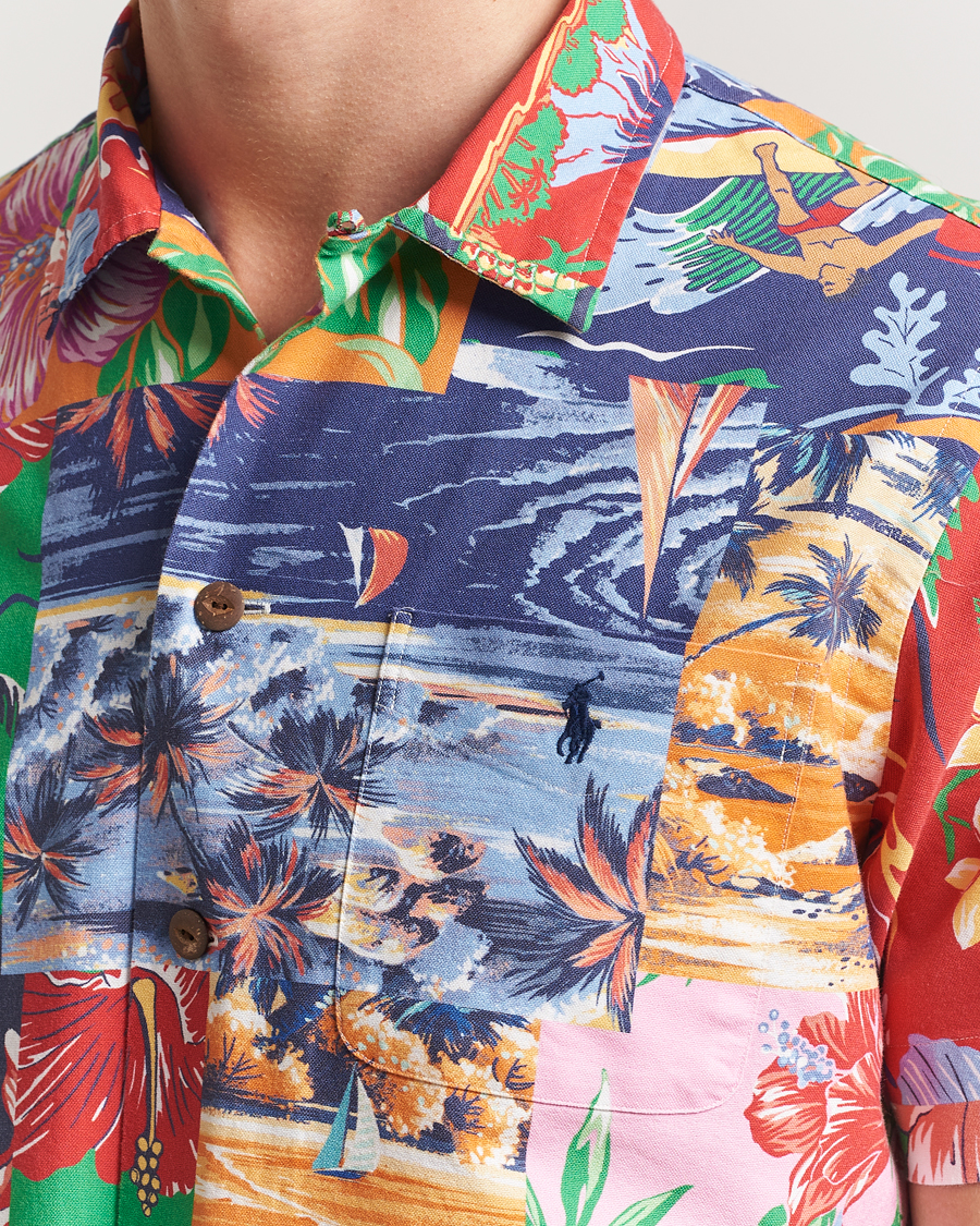 Hombres | Camisas | Polo Ralph Lauren | Short Sleeve Flower Shirt Beach Patchwork