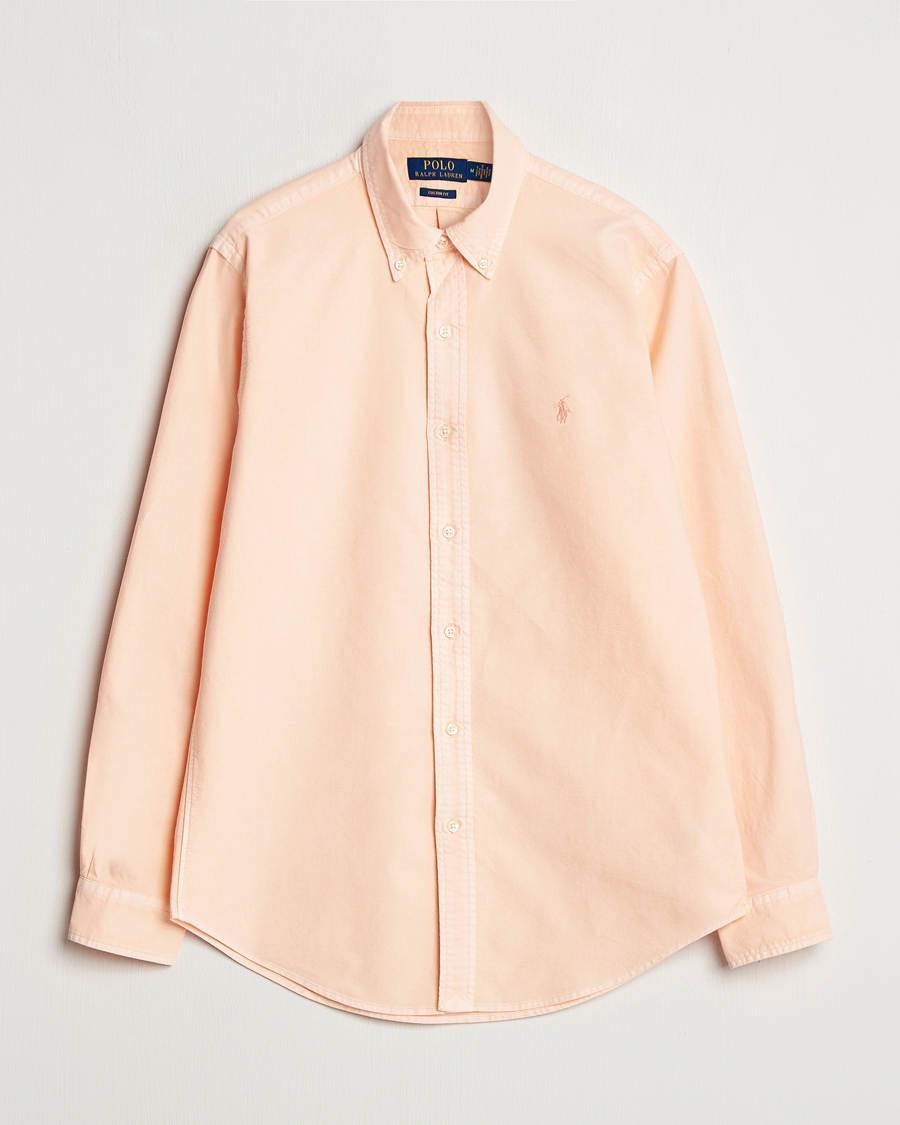Hombres | Camisas | Polo Ralph Lauren | Custom Fit Dyed Oxford Shirt Amber