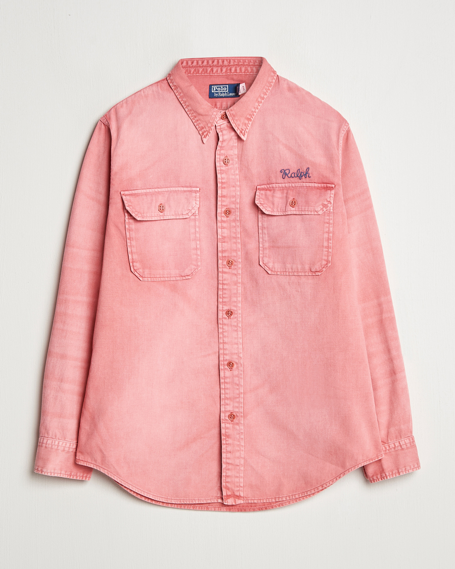 Hombres | Camisas | Polo Ralph Lauren | Garment Dyed Overshirt Nantucket Red