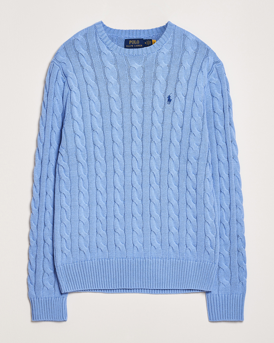 Hombres | Jerséis y prendas de punto | Polo Ralph Lauren | Cotton Cable Pullover New Litchfield Blue