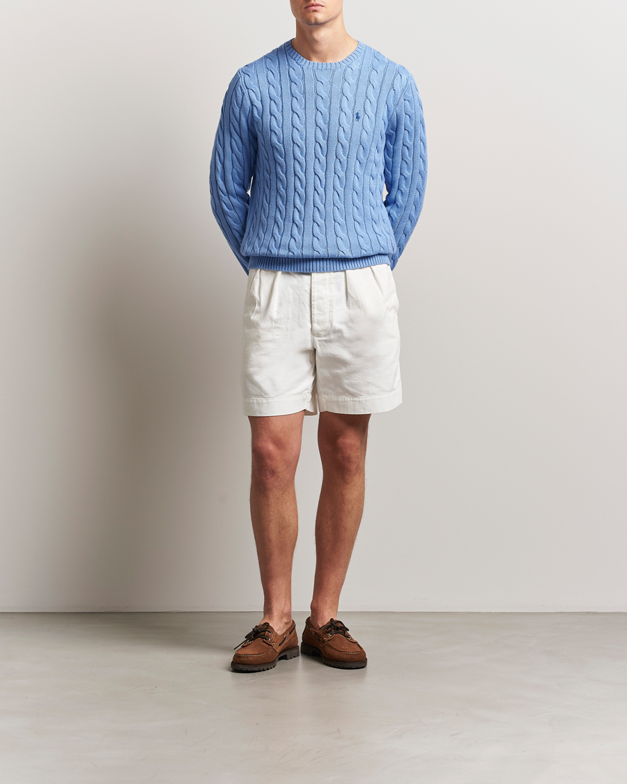 Hombres | Jerséis y prendas de punto | Polo Ralph Lauren | Cotton Cable Pullover New Litchfield Blue
