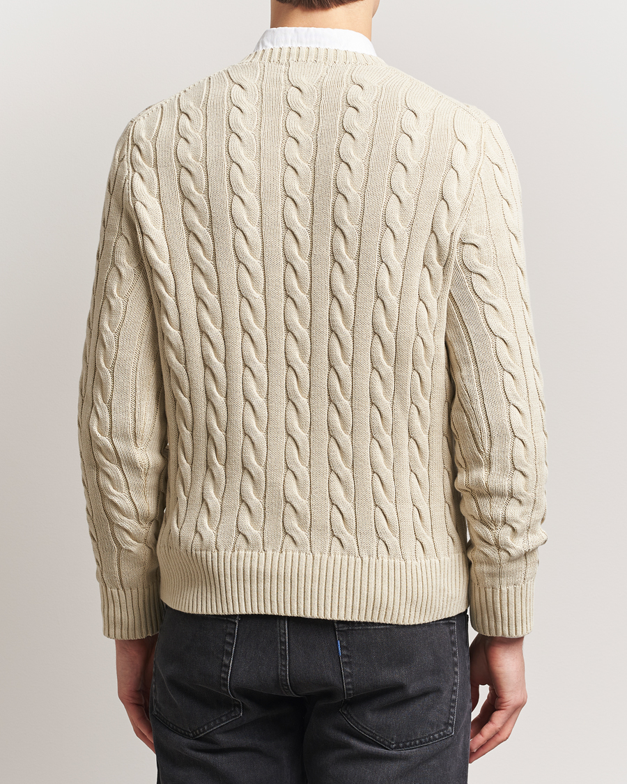 Hombres | Jerséis y prendas de punto | Polo Ralph Lauren | Cotton Cable Pullover Natural