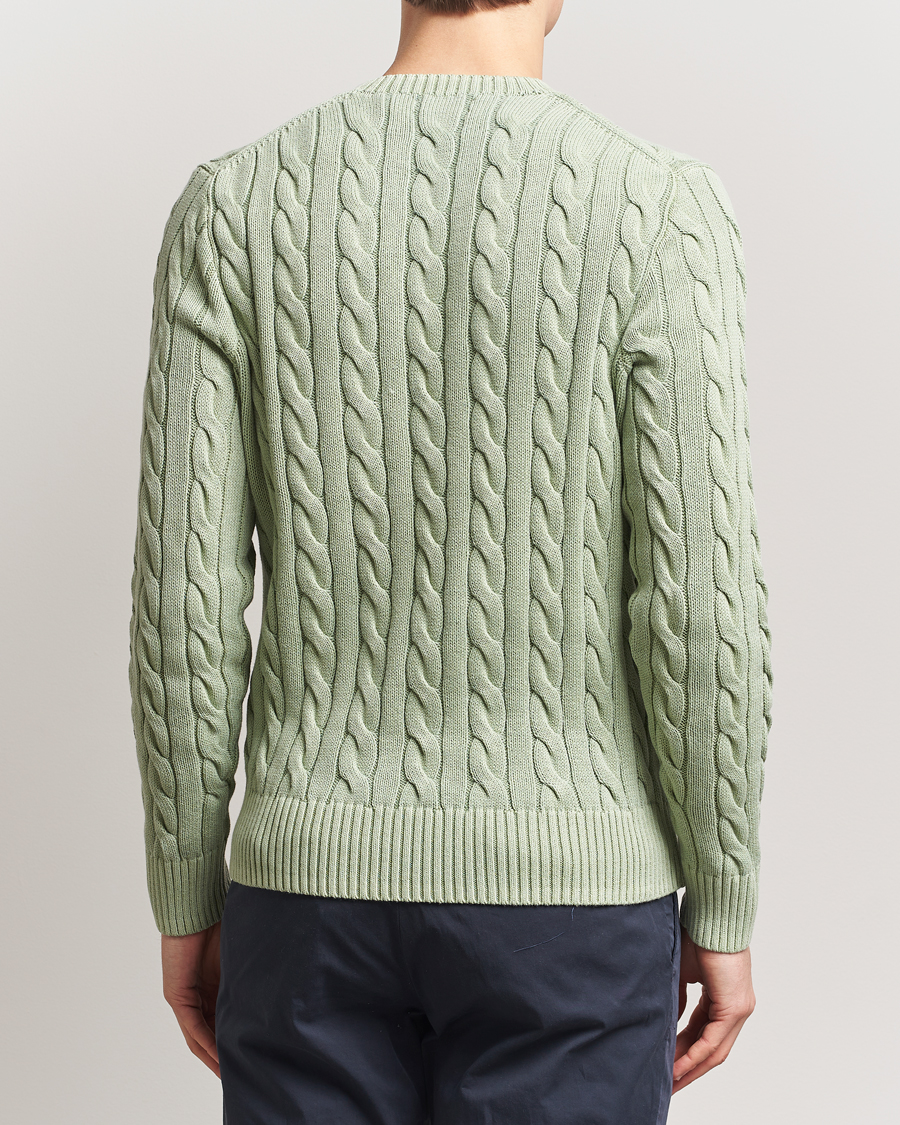 Hombres | Jerséis y prendas de punto | Polo Ralph Lauren | Cotton Cable Pullover Greenstone
