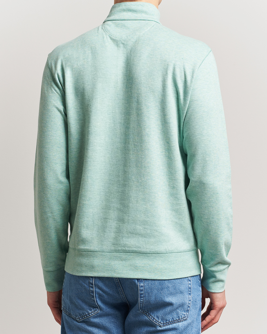 Hombres | Jerséis y prendas de punto | Polo Ralph Lauren | Tech Double Knit Half Zip Celadon Heather