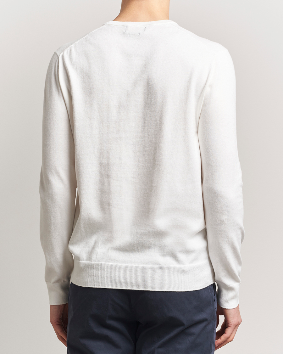 Hombres | Jerséis y prendas de punto | Polo Ralph Lauren | Cotton Crew Neck Sweater Deckwash White
