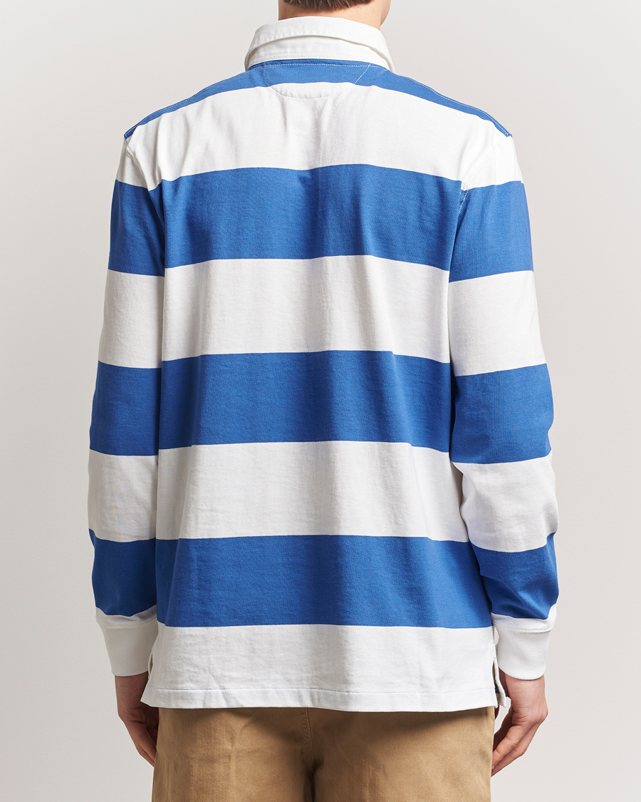 Hombres | Jerséis y prendas de punto | Polo Ralph Lauren | Barstriped Rugger Blue/White