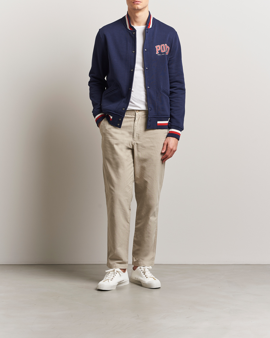 Hombres | Jerséis y prendas de punto | Polo Ralph Lauren | Bomber Vintage Fleece Sweater Cruise Navy