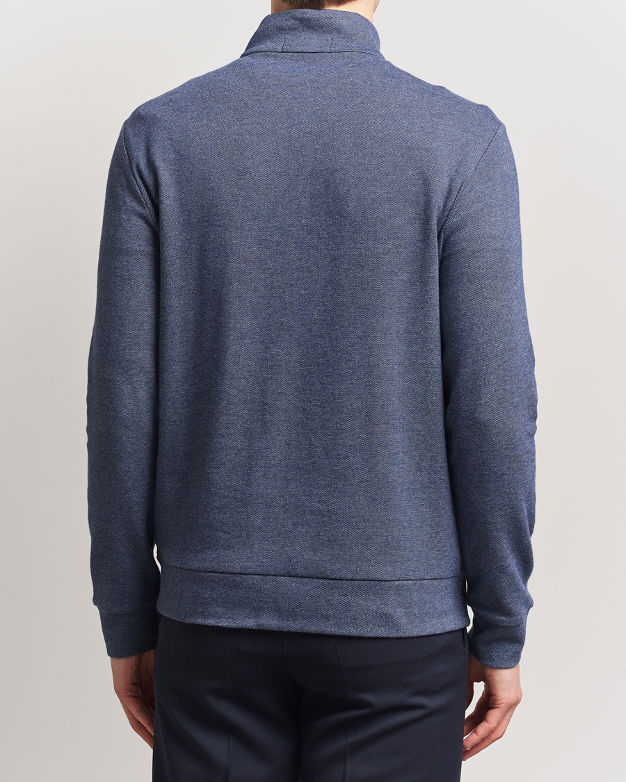 Hombres | Jerséis y prendas de punto | Polo Ralph Lauren | Luxury Texture Half Zip Spring Navy Heather