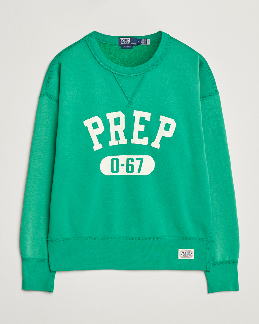Hombres | Jerséis y prendas de punto | Polo Ralph Lauren | Vintage Crew Neck Sweatshirt Cruise Green