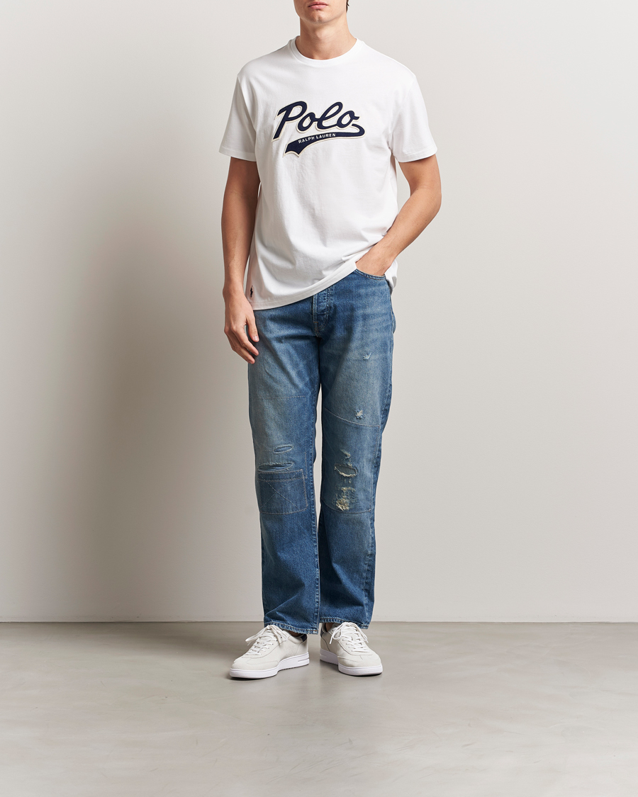 Hombres | Camisetas | Polo Ralph Lauren | Crew Neck Logo T-Shirt White