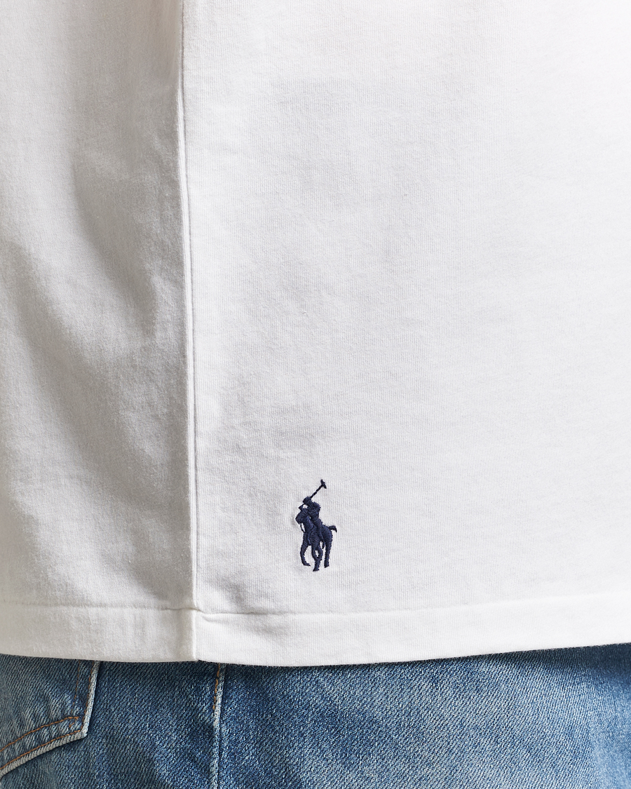 Hombres | Camisetas | Polo Ralph Lauren | Crew Neck Logo T-Shirt White